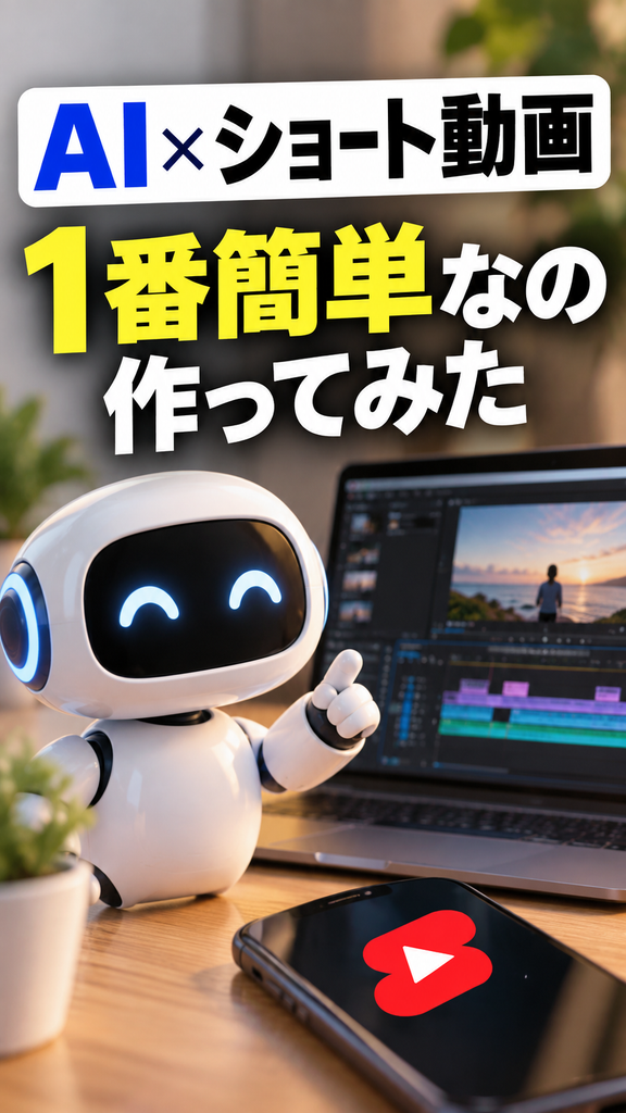 AI×ショート動画_一番簡単なの作った